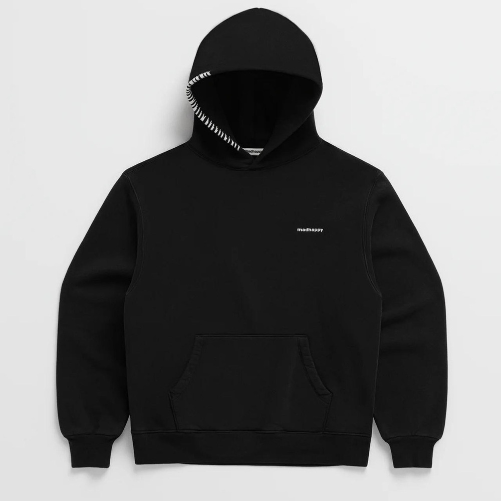Madhappy Black Pullover Hoodie Sweatshirt